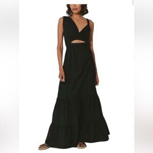 NWT Cleobella Nerissa Maxi Dress in Black XS